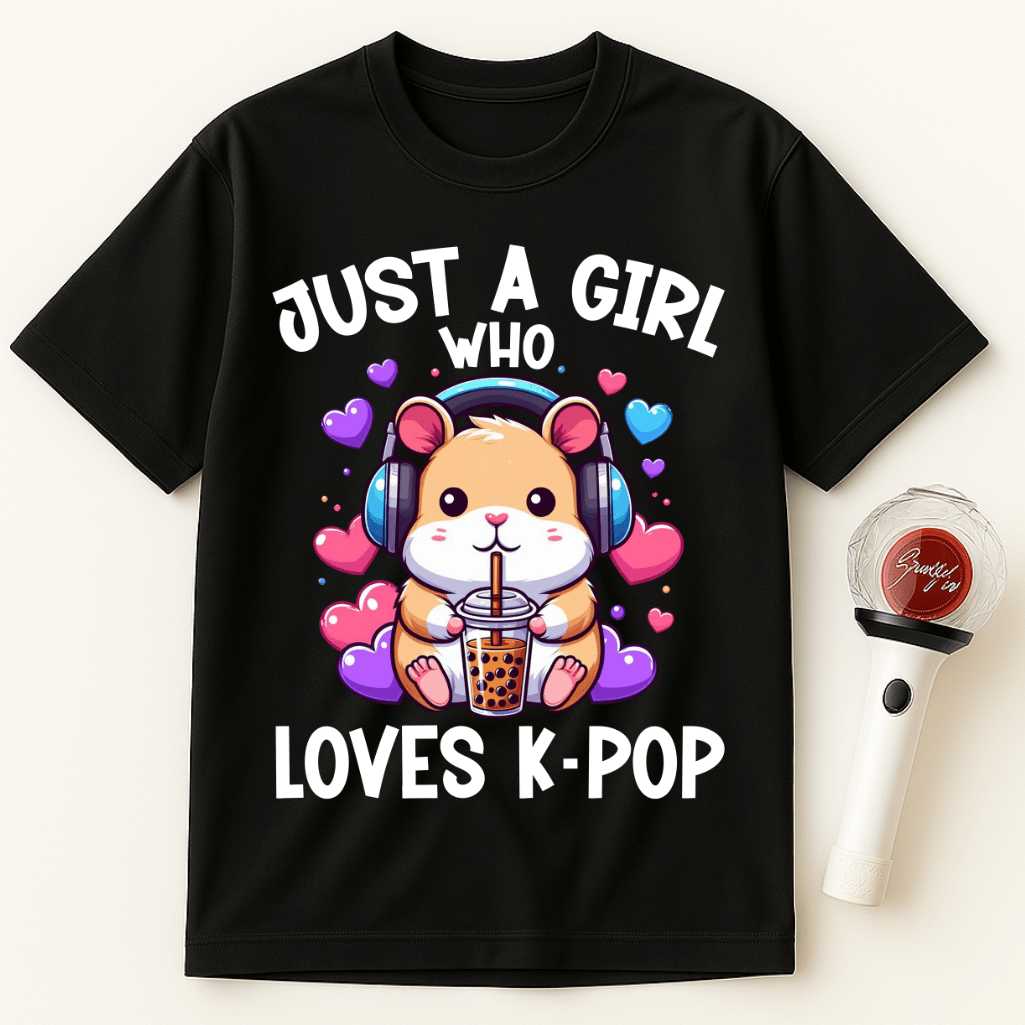 JUST A GIRL WHO LOVES K-POP UNISEX T-SHIRT
