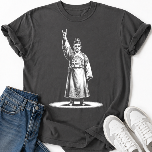 KOREAN JOSEON KING ROCK ON T-SHIRT
