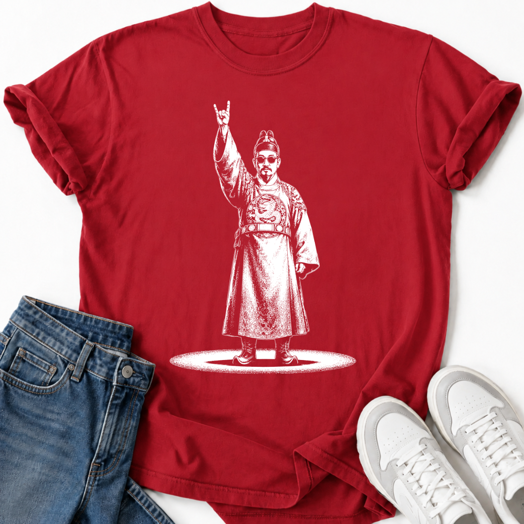 KOREAN JOSEON KING ROCK ON T-SHIRT