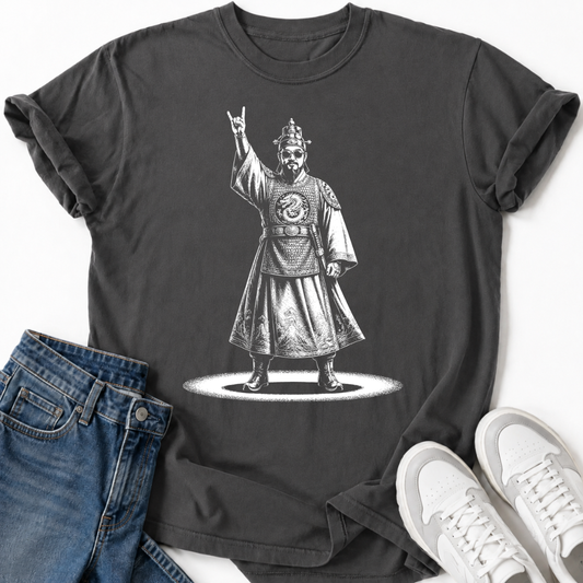 KOREAN KING ROCK ON T-SHIRT
