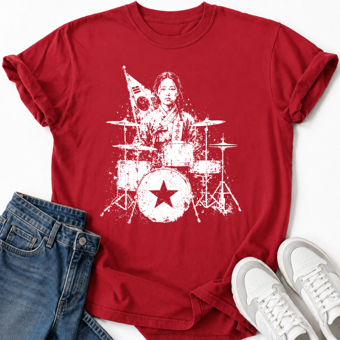 YU GWAN-SUN DRUMMER T-SHIRT