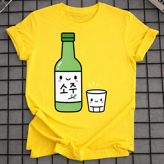 SOJU BOTTLE & CUP T-SHIRT
