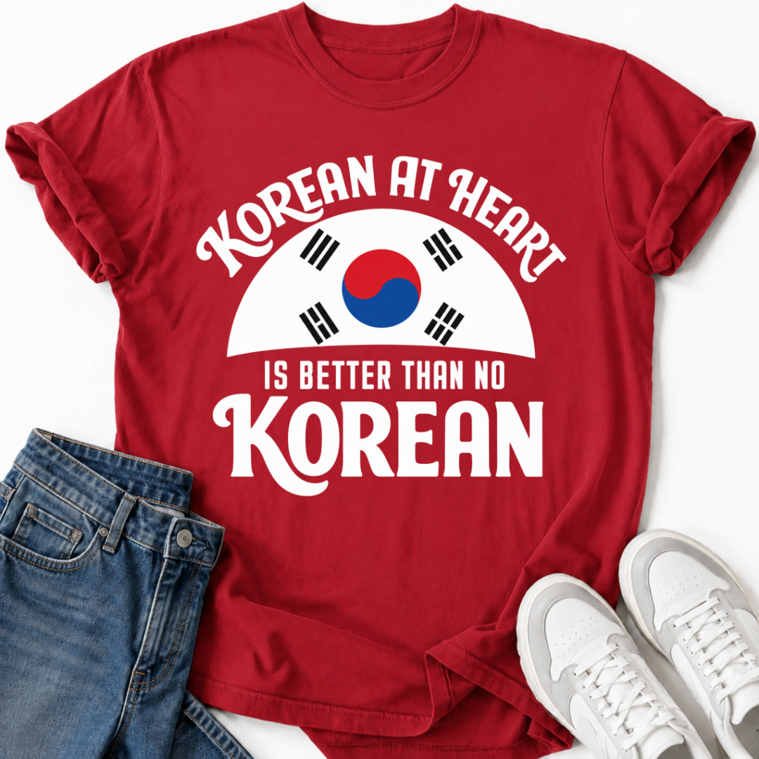 KOREAN AT HEART T-SHIRT