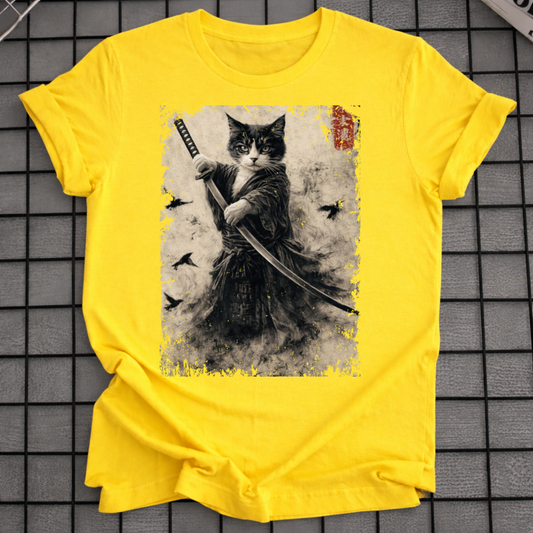 SAMURAI CAT T-SHIRT