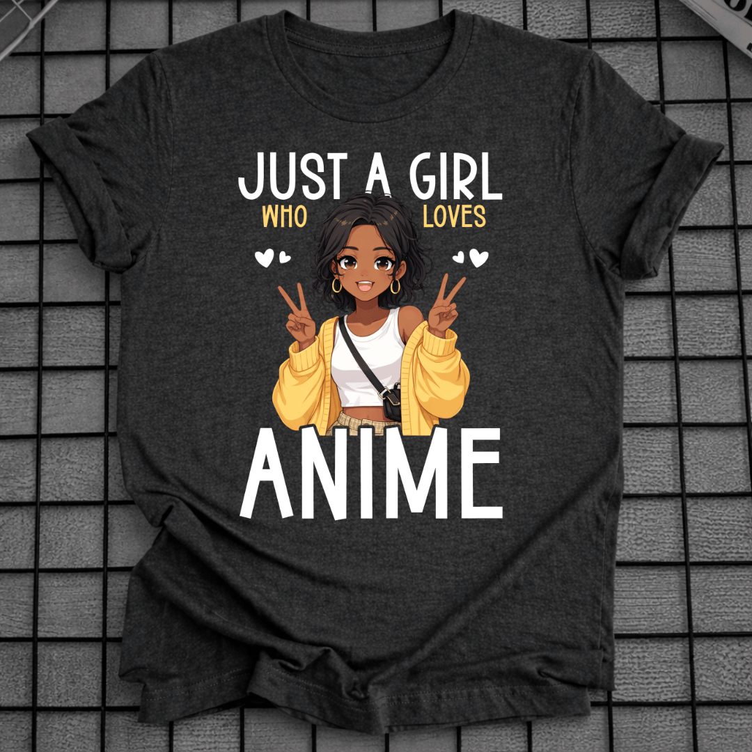 AFRO ANIME MÄDCHEN T-SHIRT