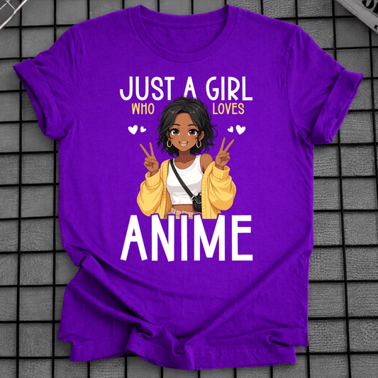 AFRO ANIME GIRL T-SHIRT
