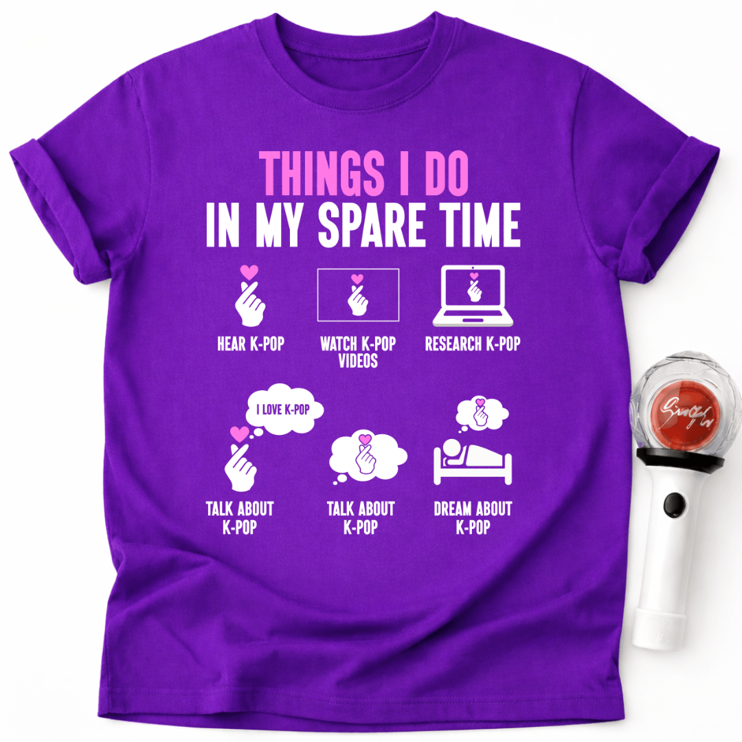 THINGS I DO K-POP T-SHIRT