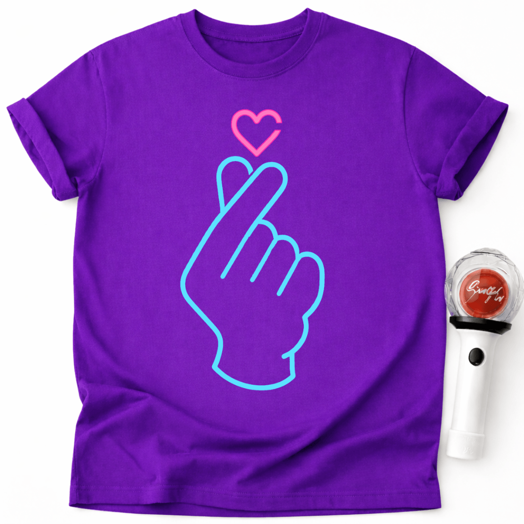 K-POP FINGER SIGN T-SHIRT