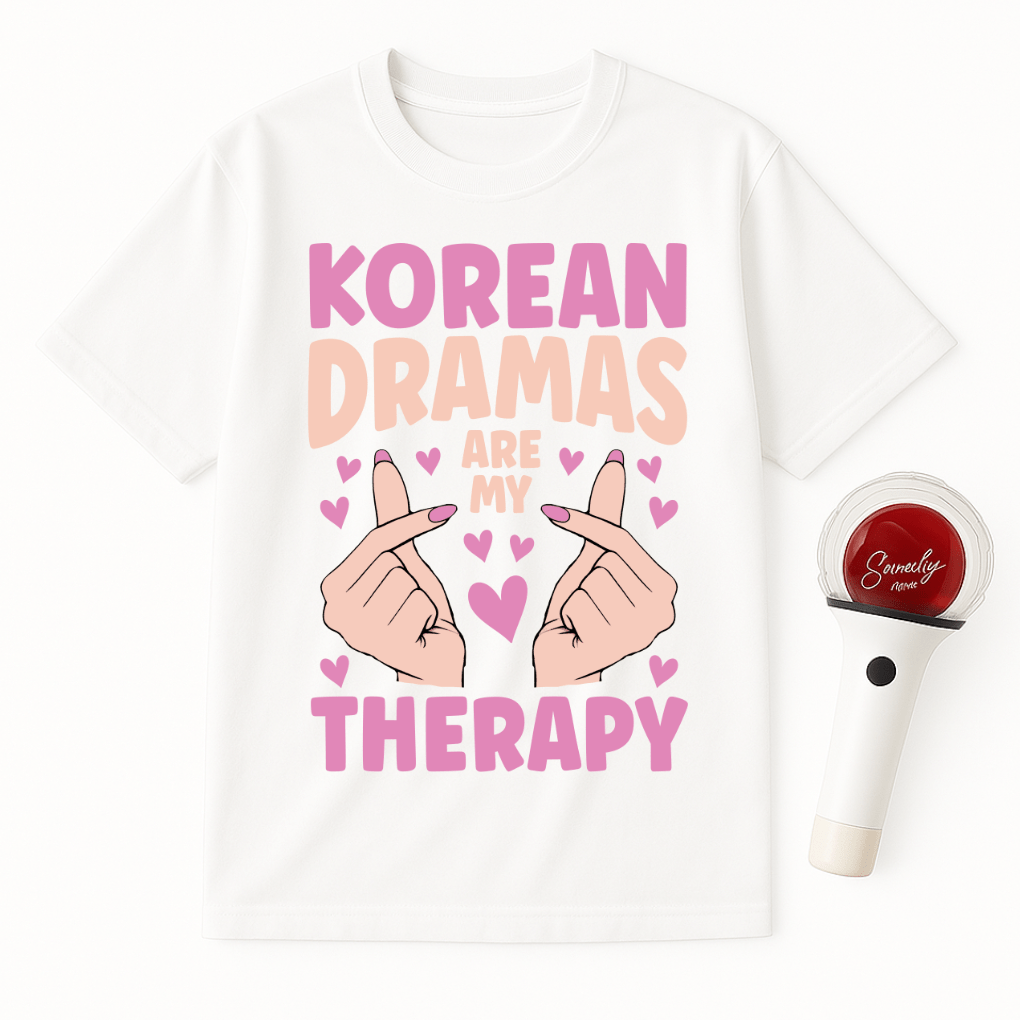 KOREAN DRAMAS ARE MY THERAPY UNISEX T-SHIRT