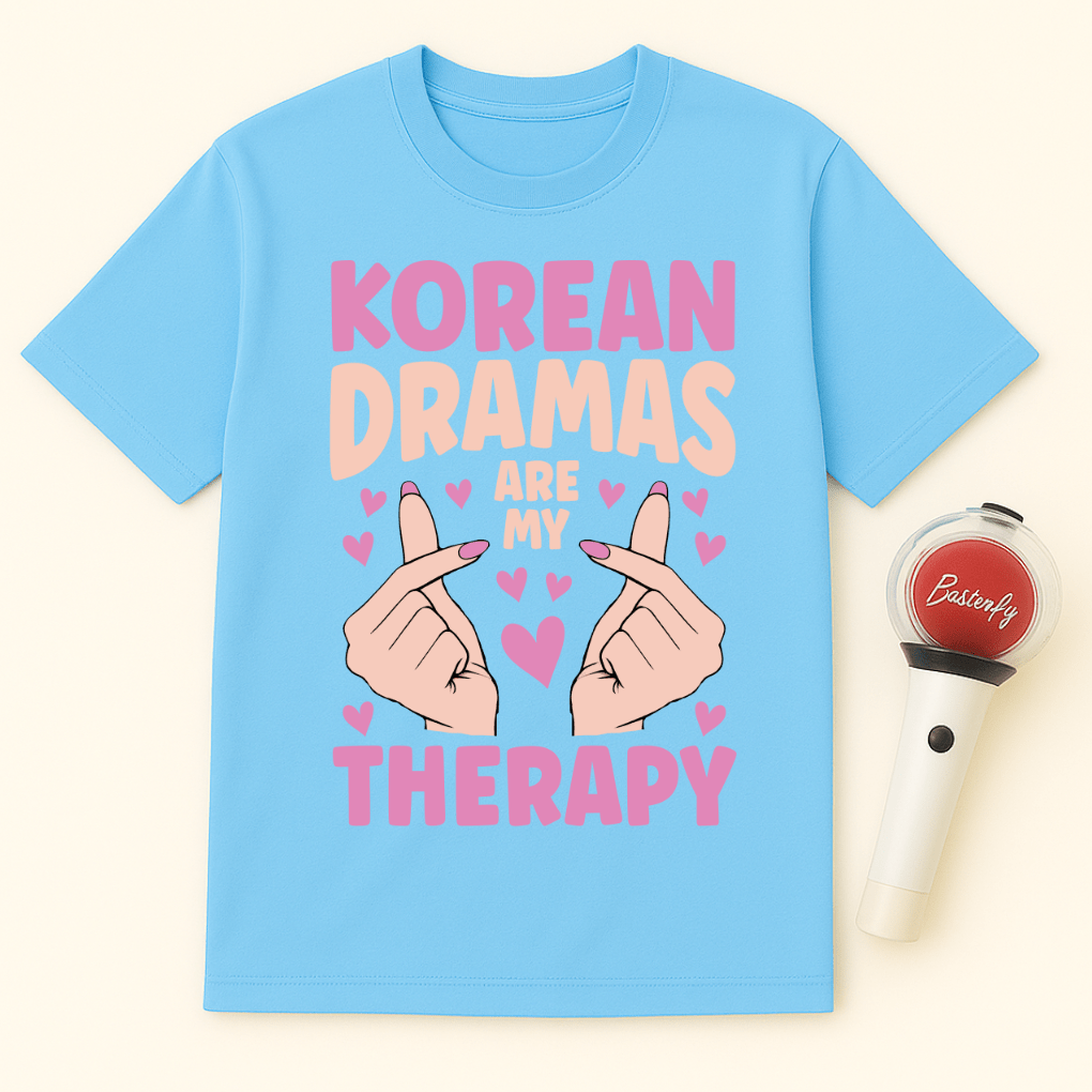 KOREAN DRAMAS ARE MY THERAPY UNISEX T-SHIRT