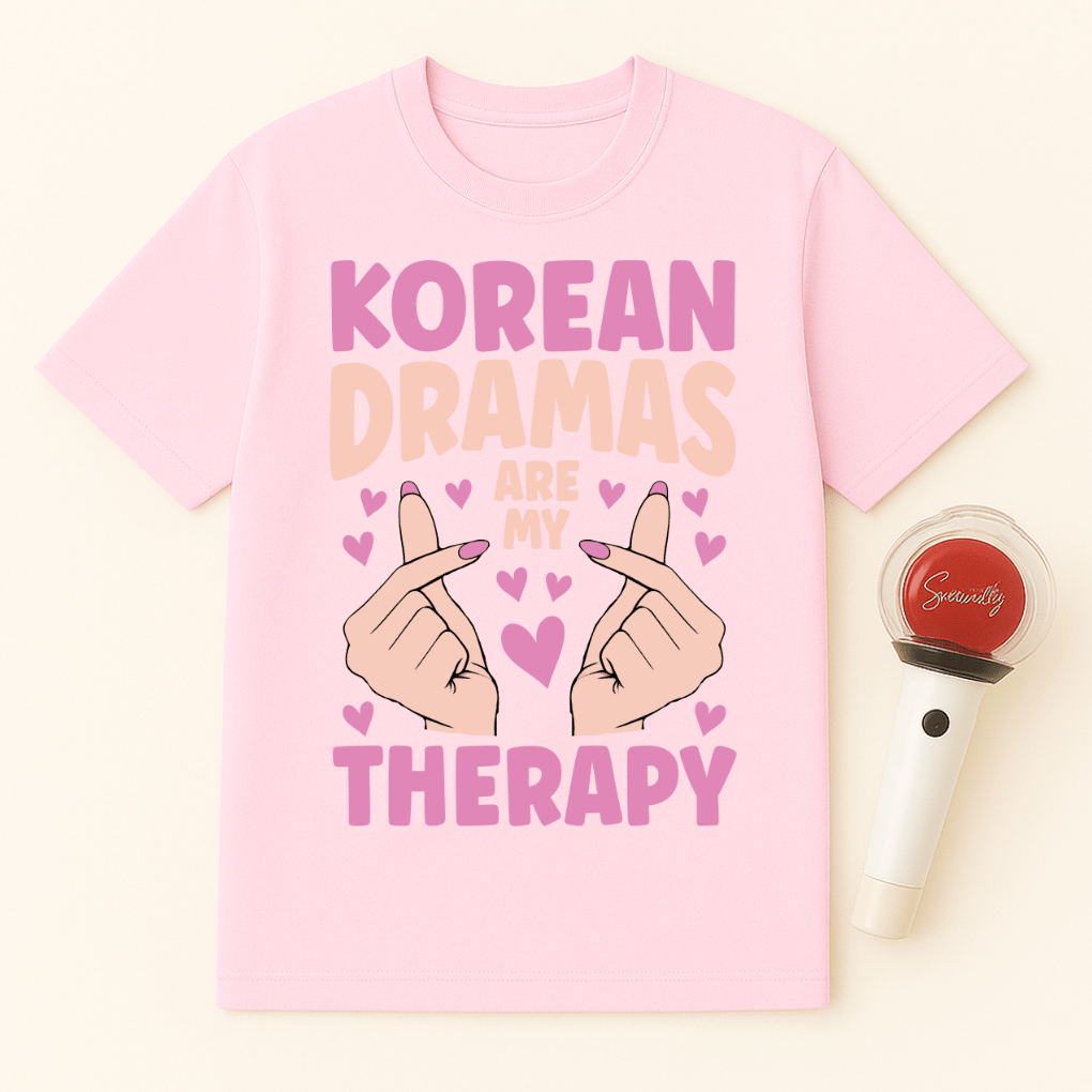 KOREAN DRAMAS ARE MY THERAPY UNISEX T-SHIRT