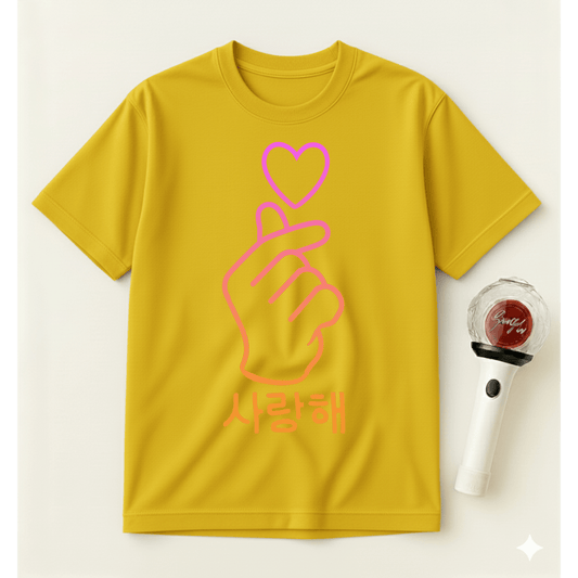 FINGER HEART SARANGHAE T-SHIRT
