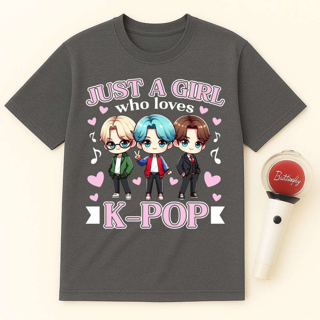 JUST A GIRL WHO LOVES K-POP UNISEX T-SHIRT