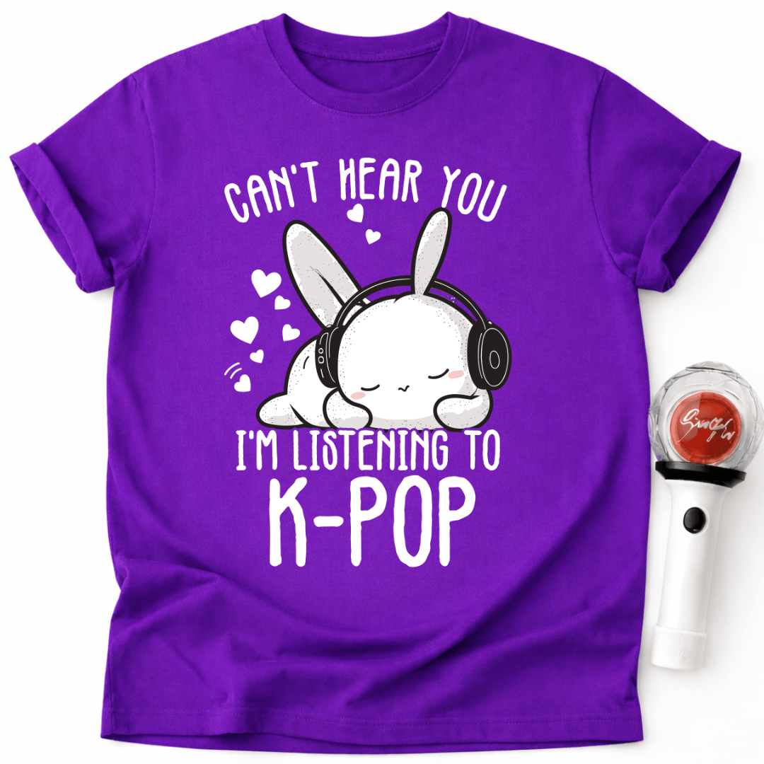 ICH HÖRE DICH NICHT, ICH HÖRE K-POP T-SHIRT