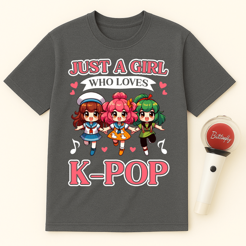 JUST A GIRL WHO LOVES K-POP UNISEX T-SHIRT