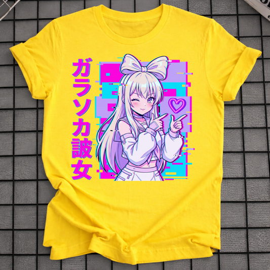 VAPORWAVE ANIME GIRL T-SHIRT