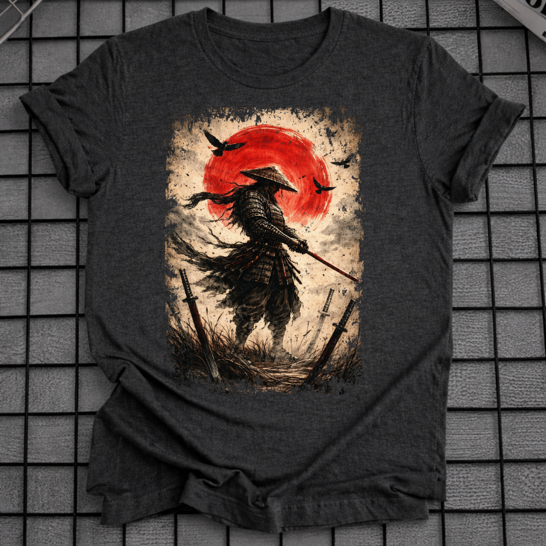 SAMURAI ROTER MOND T-SHIRT