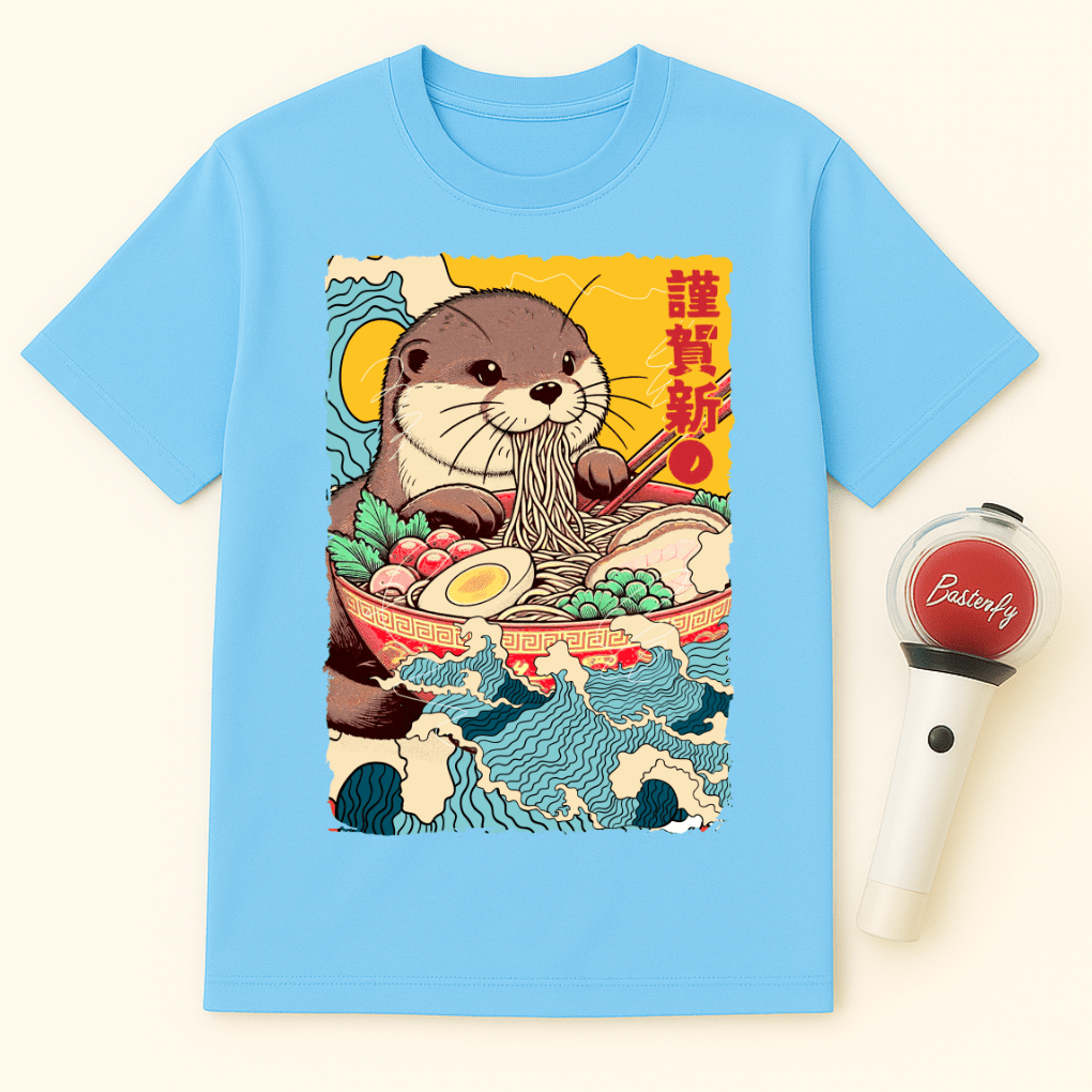 OTTER RAMEN JAPANESE UNISEX T-SHIRT