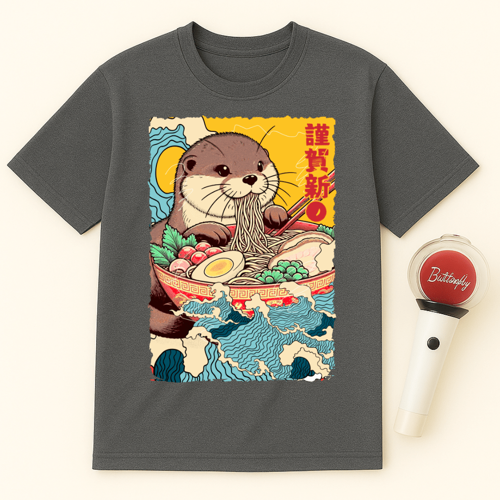 OTTER RAMEN JAPANESE UNISEX T-SHIRT