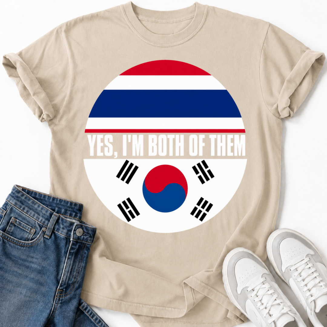 KOREAN THAI FLAG T-SHIRT