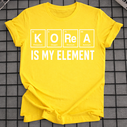 KOREA IS MY ELEMENT T-SHIRT