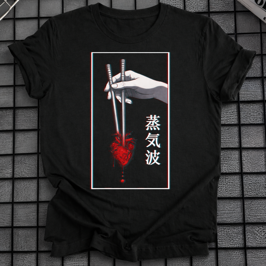ÄSTHETISCHE HERZ-STÄBCHEN T-SHIRT