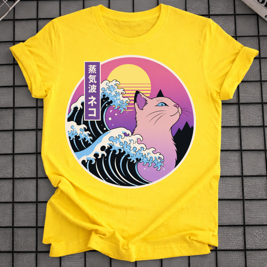 WAVE CAT T-SHIRT