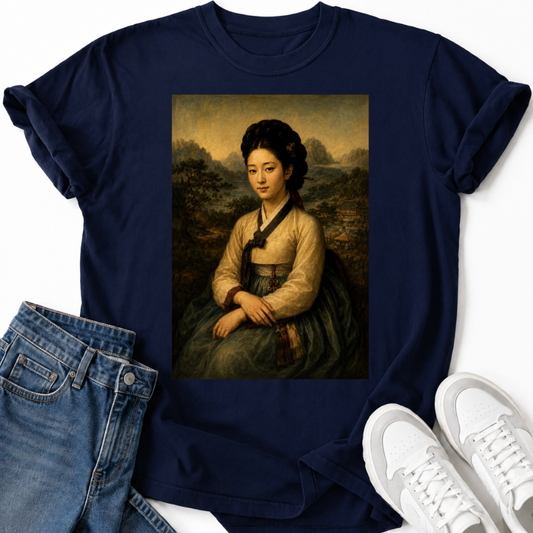 KOREAN MONA LISA T-SHIRT