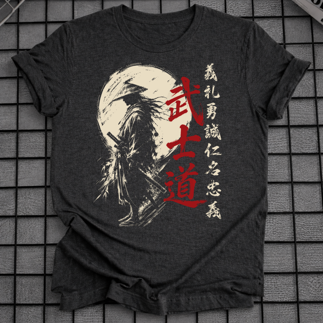 KANJI BUSHIDO WARRIOR T-SHIRT
