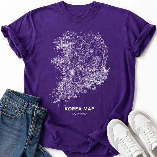 SOUTH KOREA MAP T-SHIRT