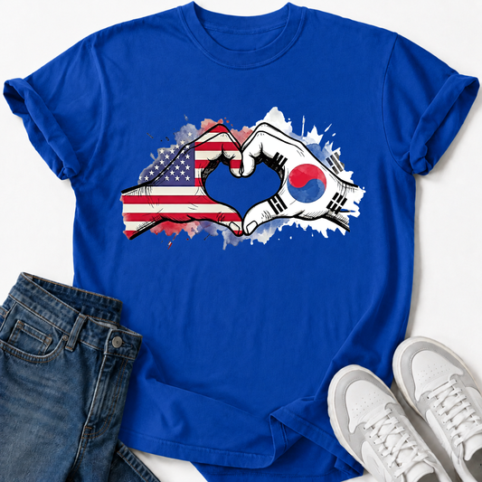 KOREA USA FRIENDSHIP T-SHIRT