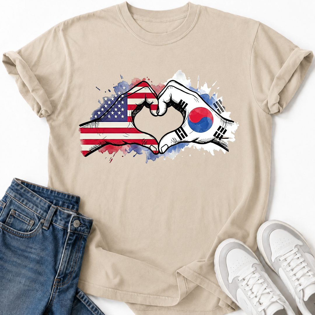 KOREA USA FRIENDSHIP T-SHIRT