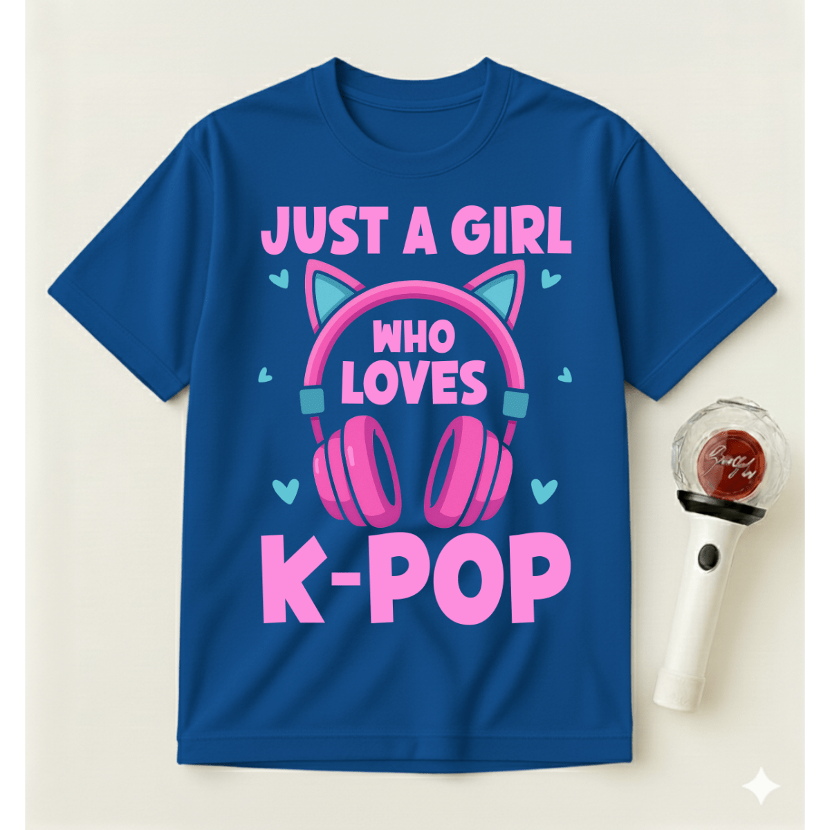 JUST A GIRL WHO LOVES K-POP T-SHIRT