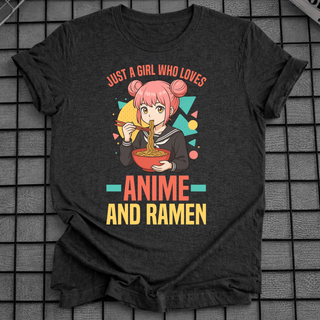 ANIME RAMEN MÄDCHEN T-SHIRT