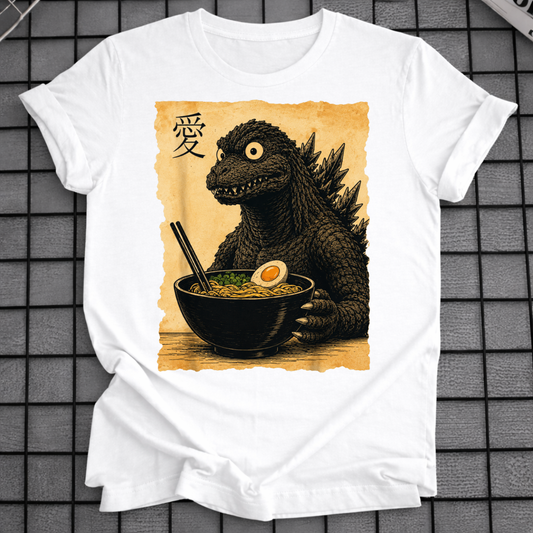 KAIJU EATING RAMEN T-SHIRT