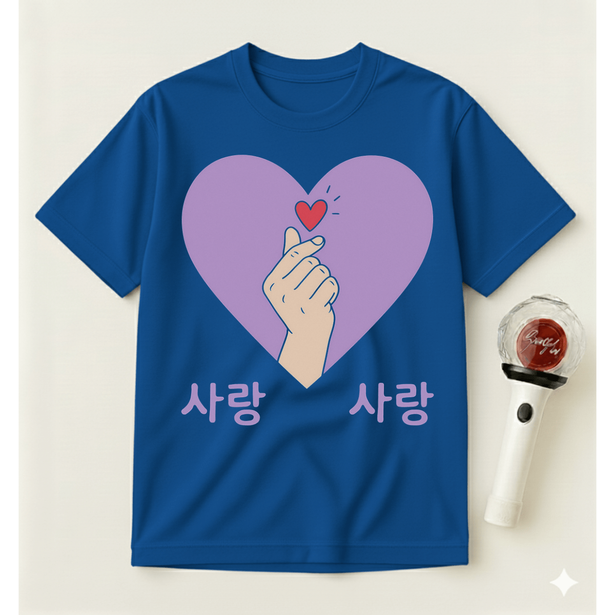 K-POP PURPLE HEART T-SHIRT