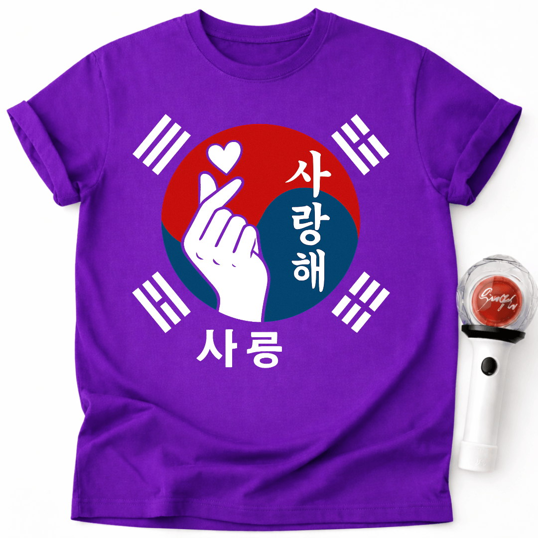 K-POP KOREANISCHE FLAGGE T-SHIRT
