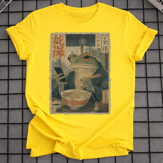 JAPANESE FROG RAMEN T-SHIRT