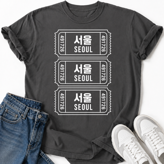 SEOUL TICKET T-SHIRT