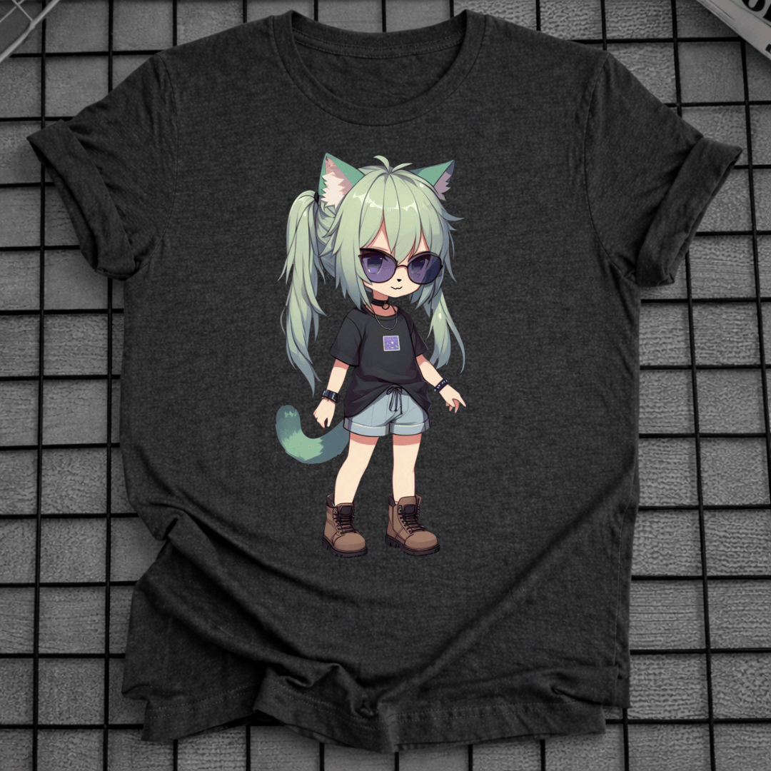 KAWAII KATZENMÄDCHEN T-SHIRT