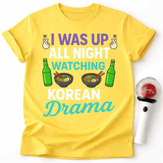 ALL NIGHT WATCHING K-DRAMA T-SHIRT