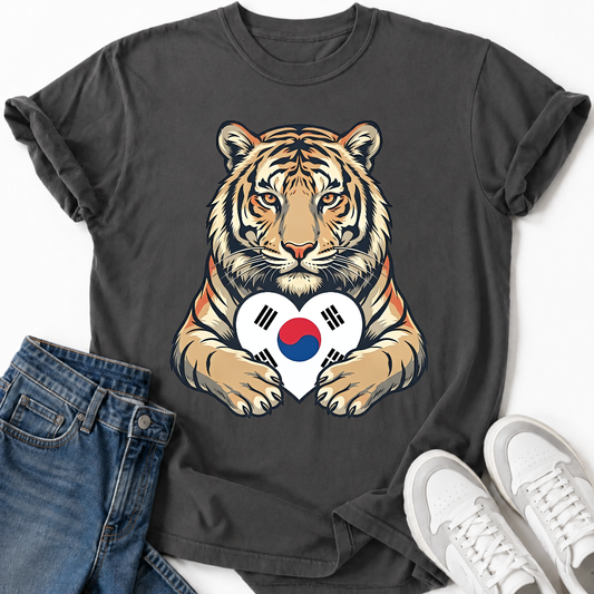 TIGER SOUTH KOREA HEART T-SHIRT