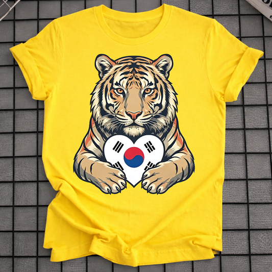 TIGER SOUTH KOREA HEART T-SHIRT