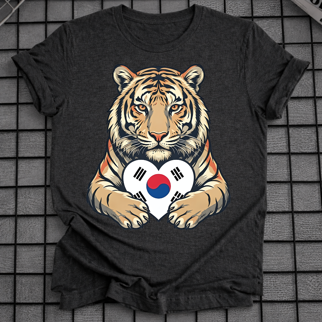 TIGER SOUTH KOREA HEART T-SHIRT