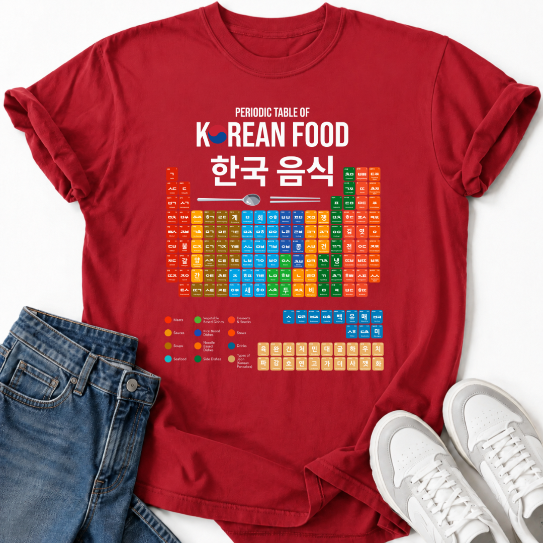 KOREAN FOOD CHEMISTRY T-SHIRT