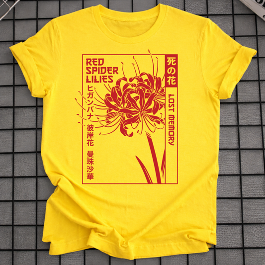 RED SPIDER LILY T-SHIRT