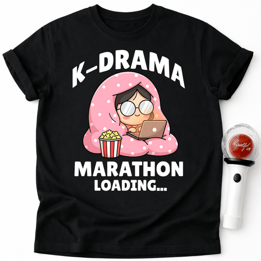 K-DRAMA MARATHON LOADING T-SHIRT
