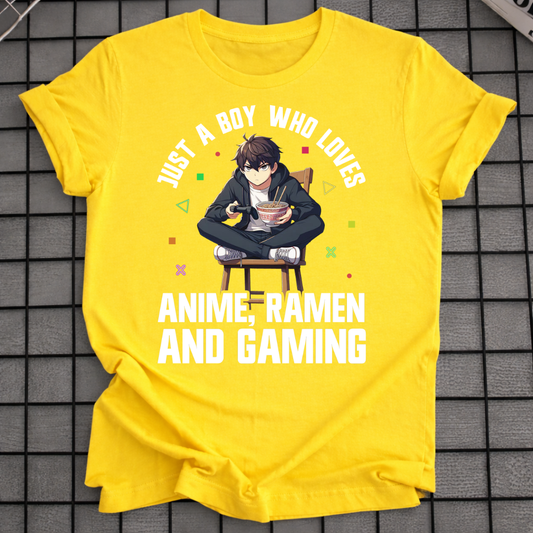 ANIME RAMEN GAMING T-SHIRT