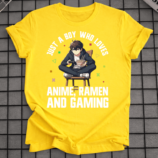 ANIME RAMEN GAMING T-SHIRT