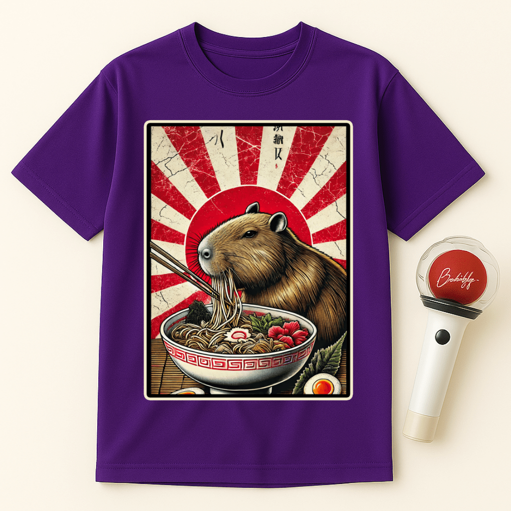 JAPANESE CAPYBARA RAMEN UNISEX T-SHIRT